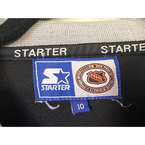 Starter Mighty Ducks of Anaheim NHL Jersey Vintage 90s Size Youth 14 Kids Hockey - Picture 5 of 16